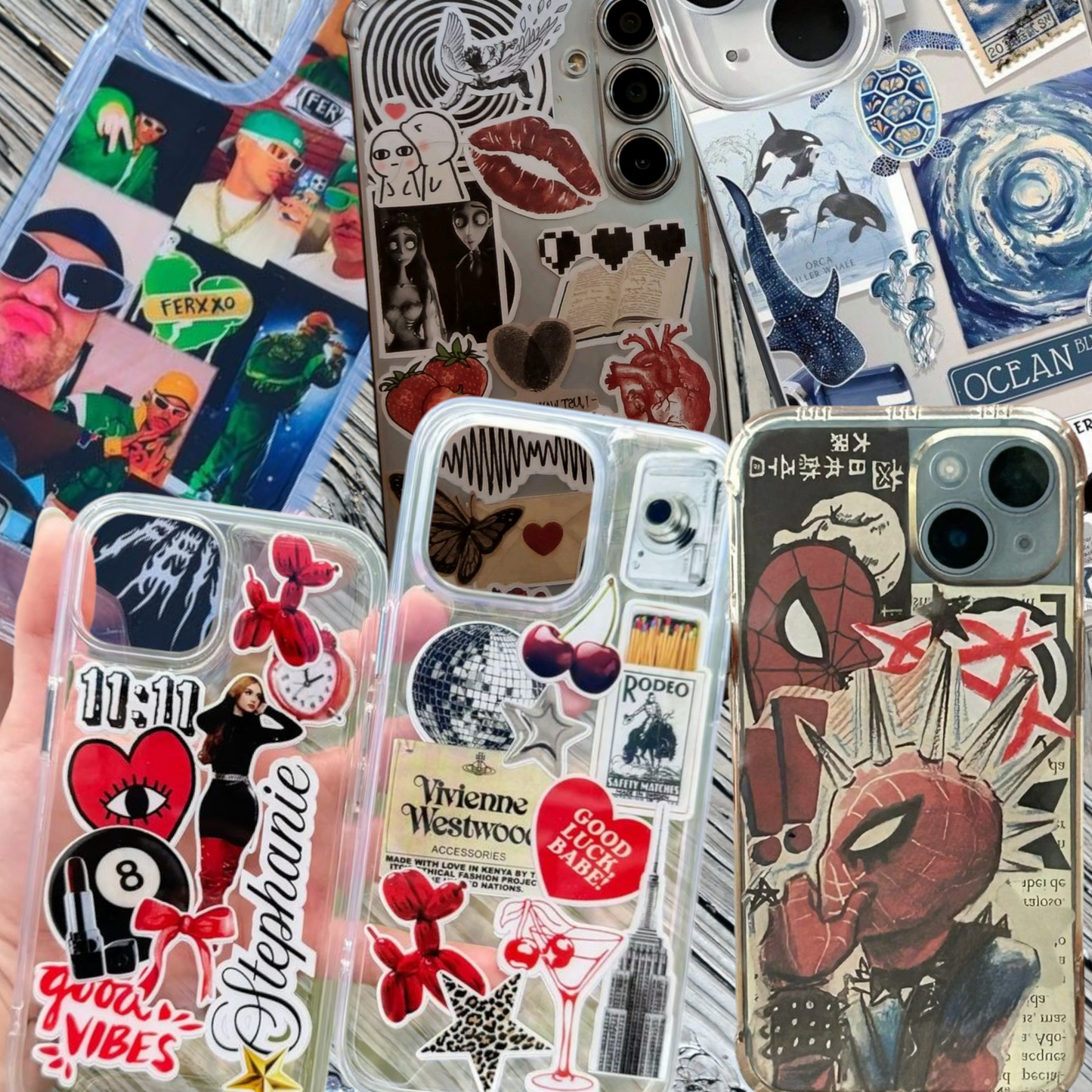 Funda Impresa Collage Temático