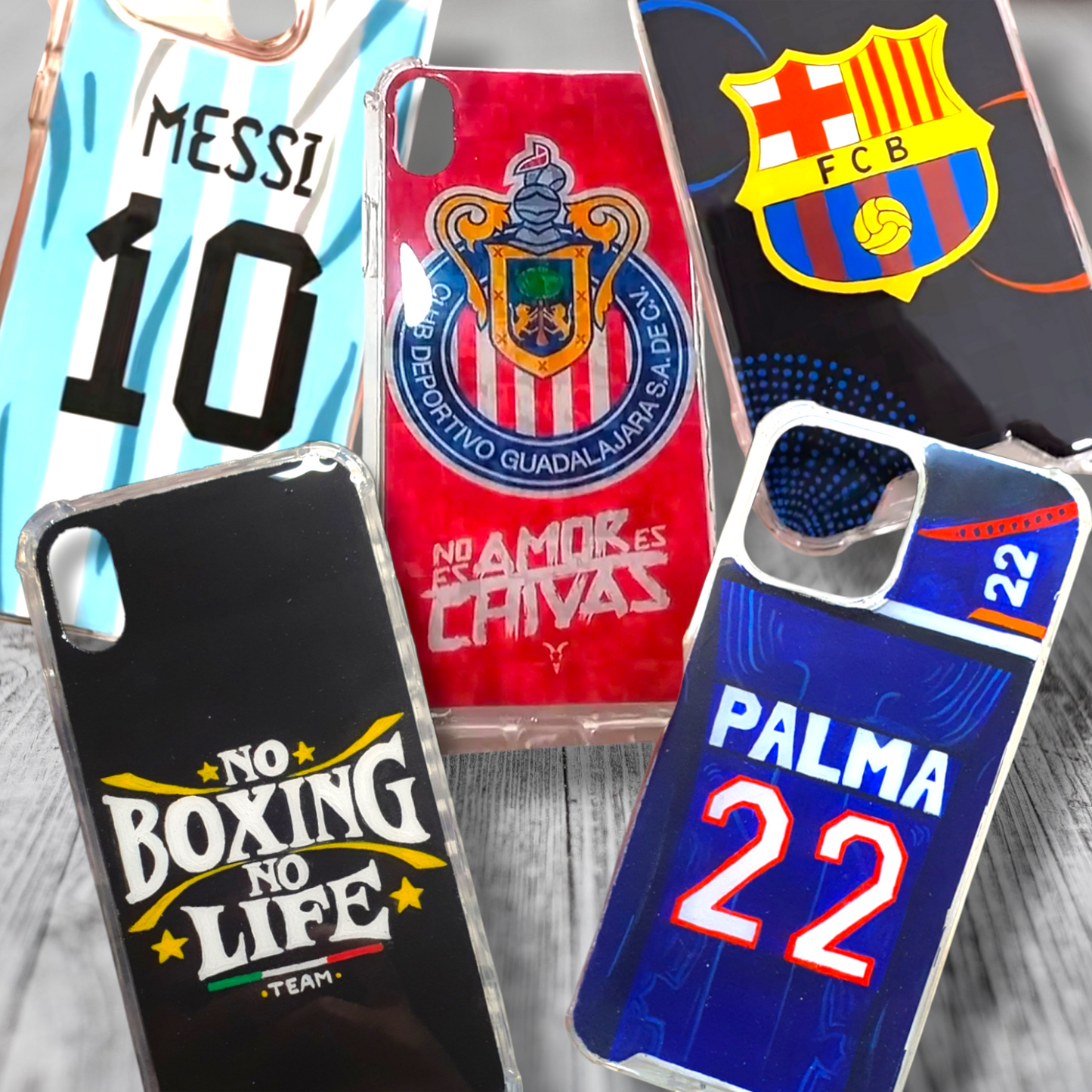 Funda Pintada Fútbol