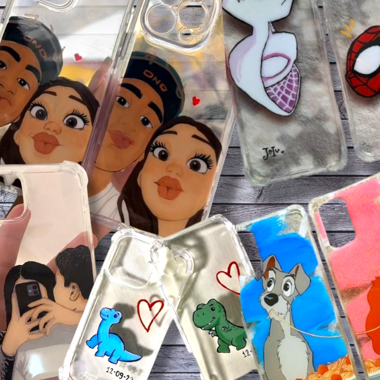 Funda Pintada Parejas